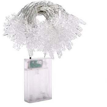 Ghirlanda Luminoasa Decorativa Fulg 3 m cu 20 de LED-uri cu baterii Ghirlanda Luminoasa Decorativa Fulg 3 m cu 20 de LED-uri cu baterii