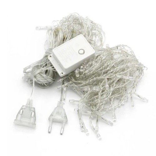 Perdea Luminoasa 4 m X 0.6 m 120 LED-uri Interconectabila