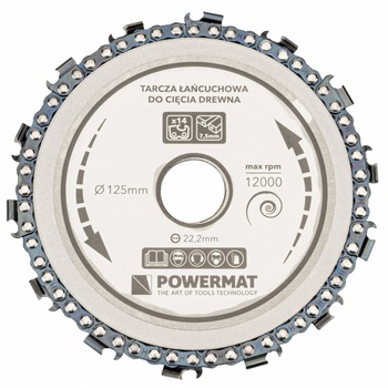 Lama pentru ferastrau cu lant 125mm x 22.2mm 14 dinti Lama pentru ferastrau cu lant 125mm x 22.2mm 14 dinti