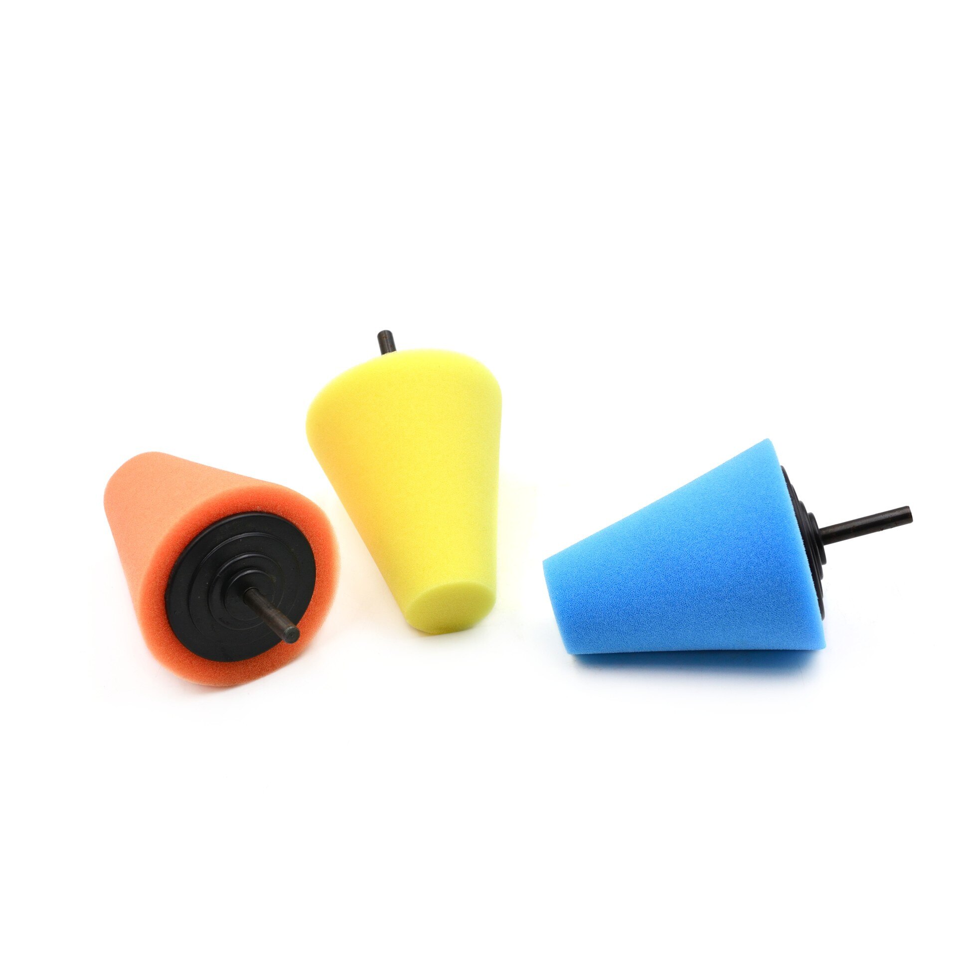 Set 3 bureti conici pentru lustruit, GEKO G00328