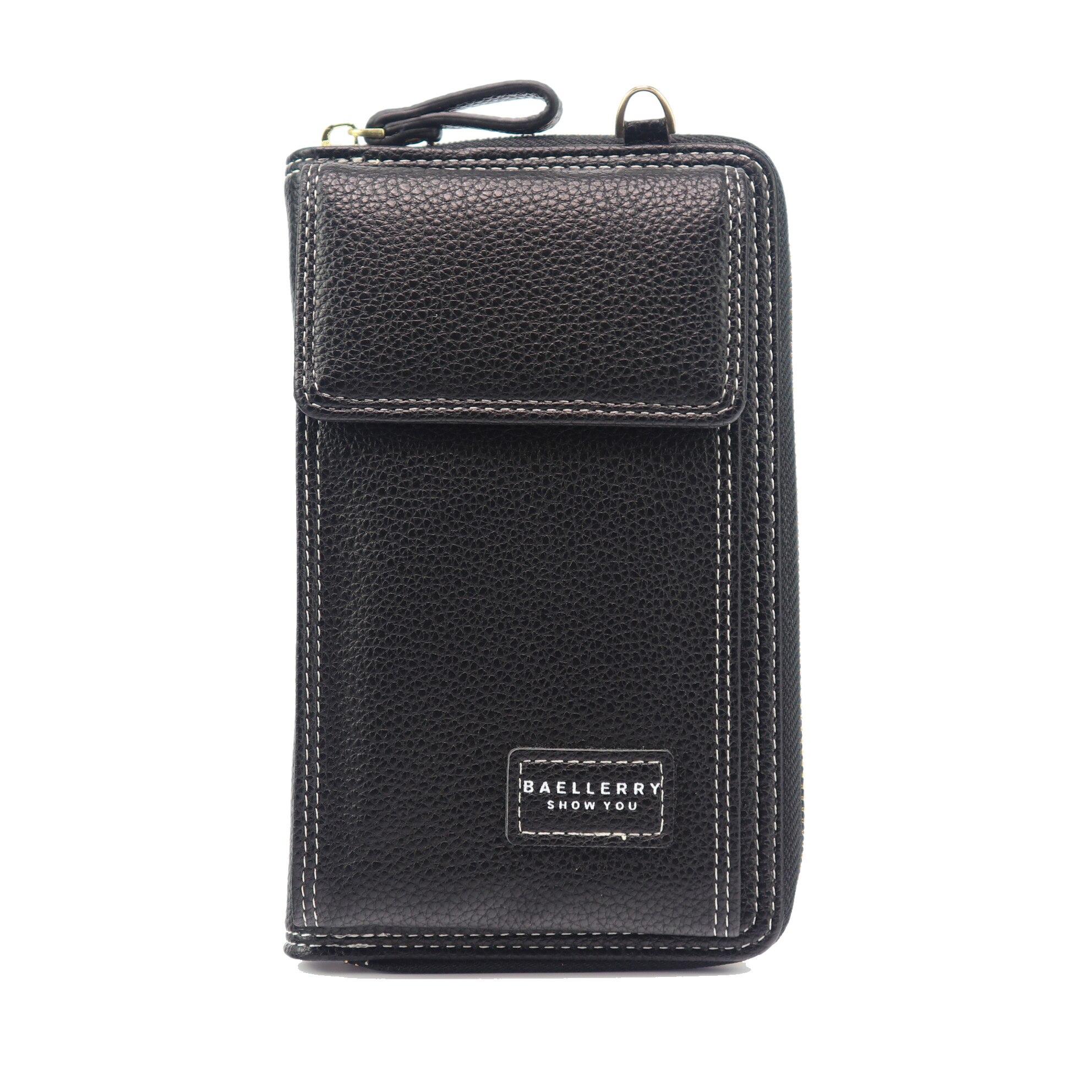 Portofel Dama, Baellerry, Negru, Piele ecologica