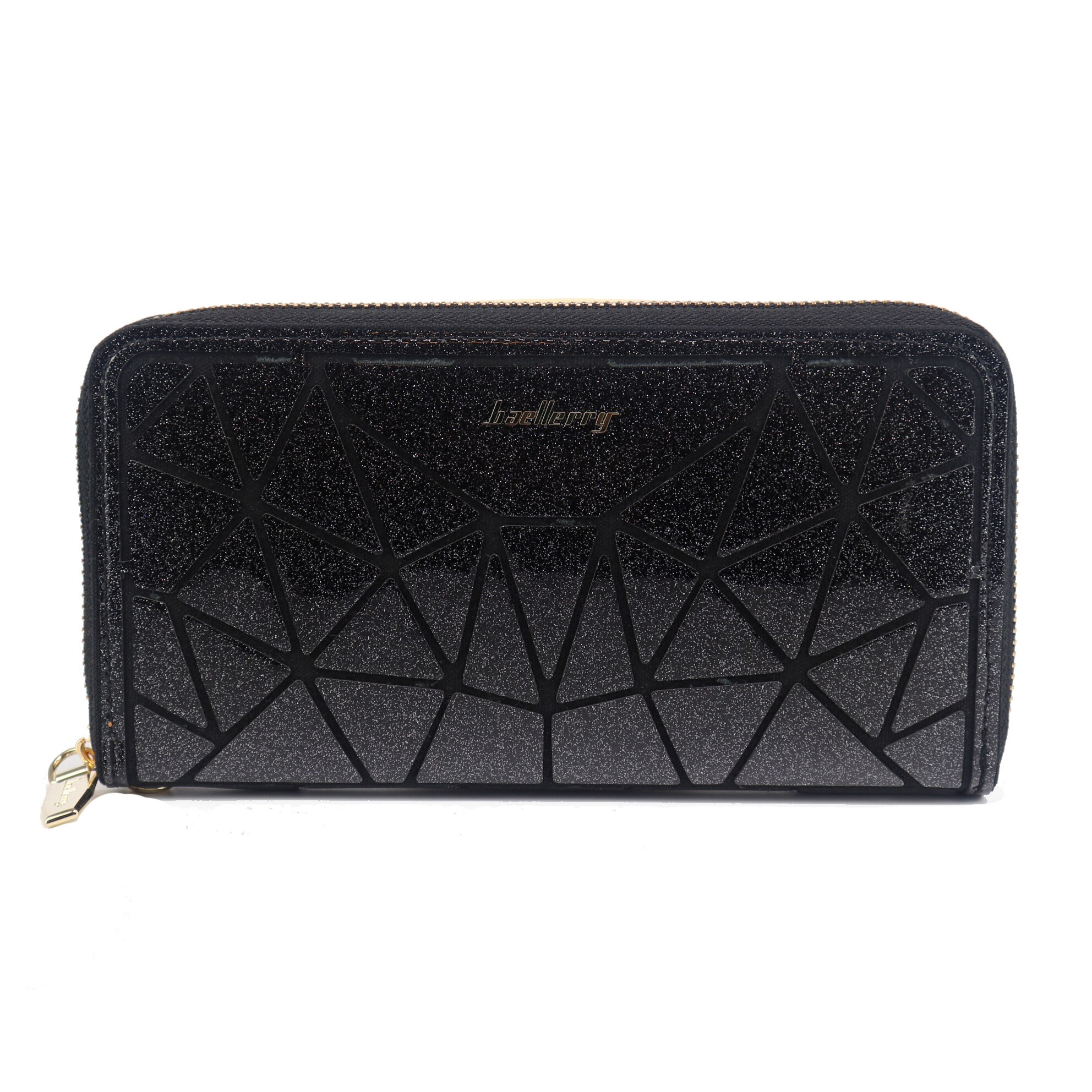 Portofel Dama, Baellerry, Negru Sidef, Piele ecologica