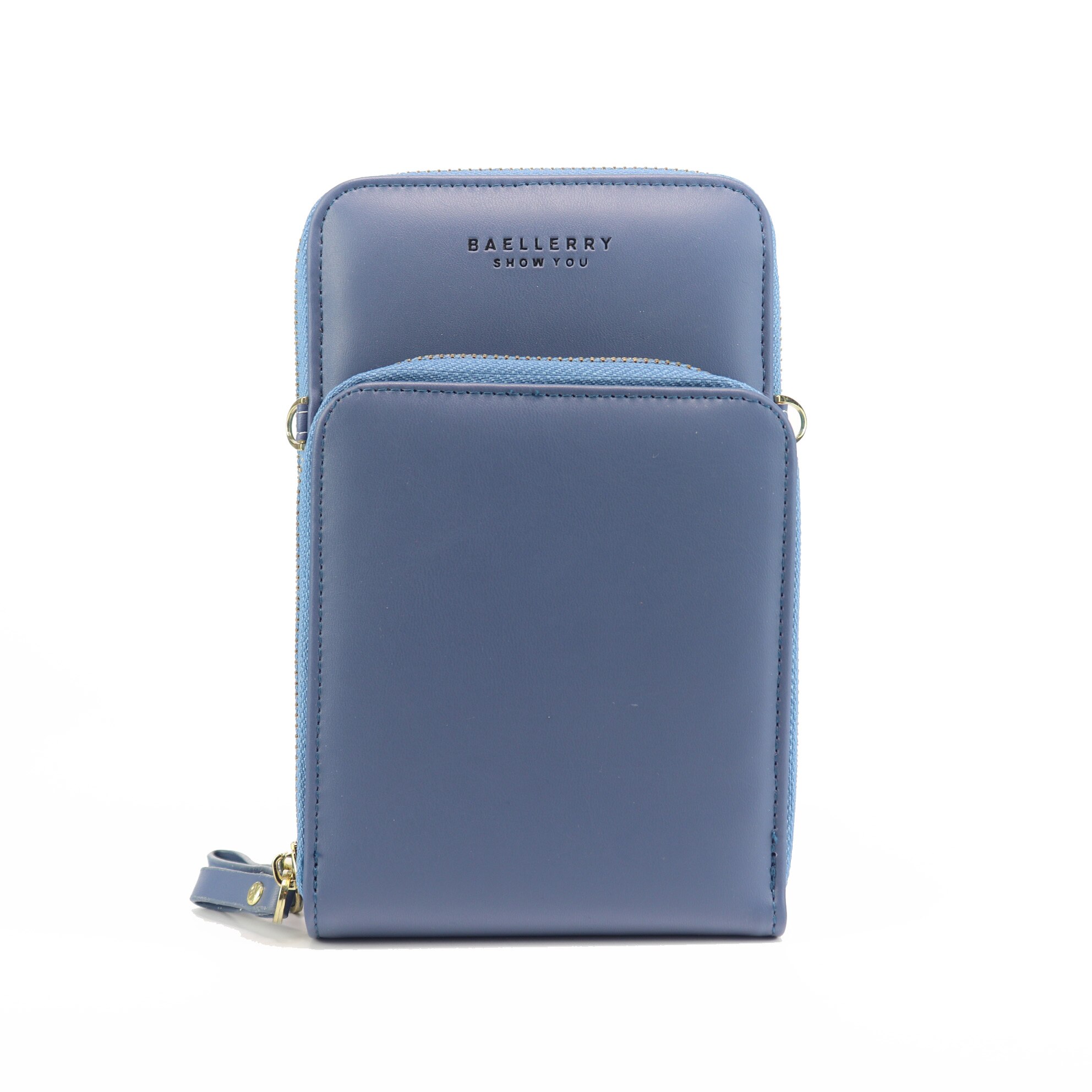 Portofel Dama, Baellerry, Bleu, Piele ecologica