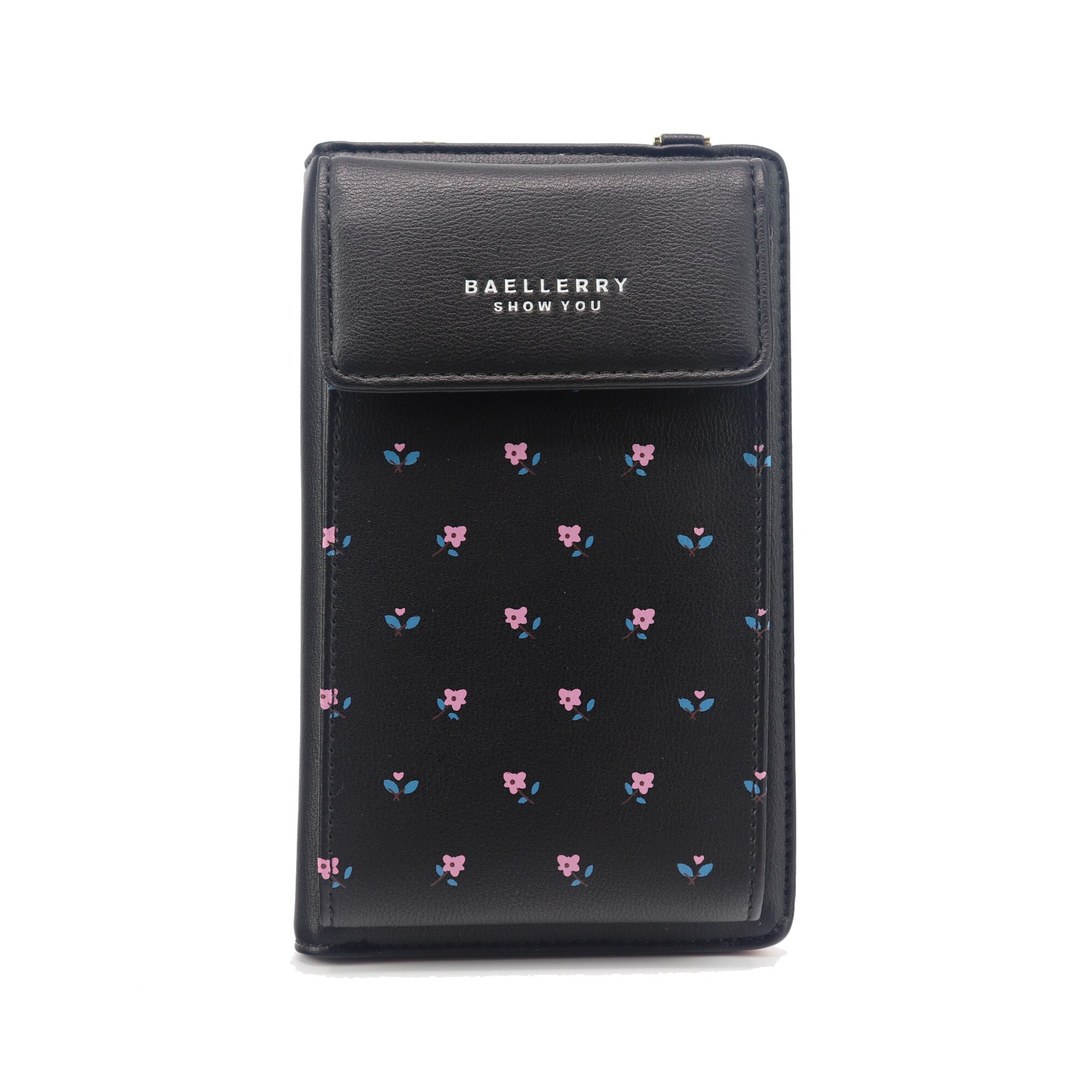 Portofel Dama, Baellerry, Negru, Piele ecologica