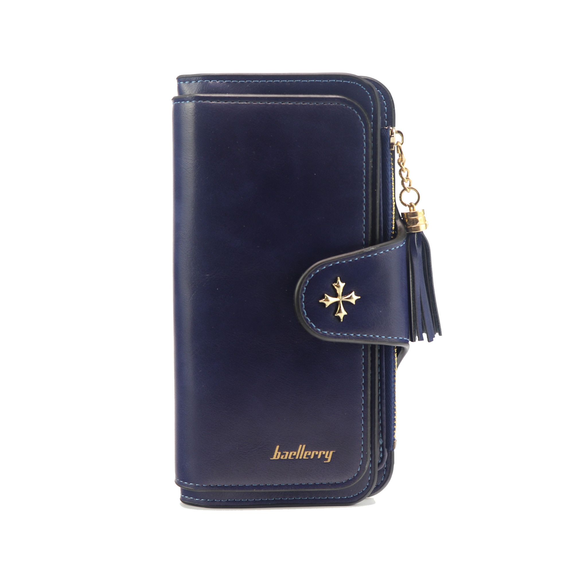 Portofel Dama, Baellerry, Bleumarin, Piele ecologica