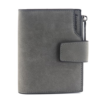 Portofel Dama, Baellerry, Gri inchis, Piele ecologica Portofel Dama, Baellerry, Gri inchis, Piele ecologica