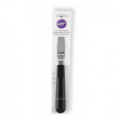 Spatula inox, cu maner plastic, Wilton, 22.8 cm
