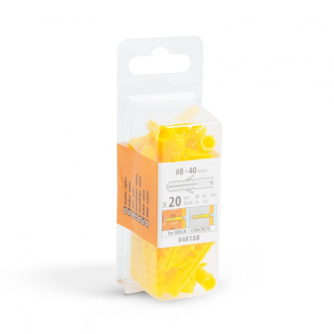 Diblu , 8 x 40 mm, Pachet 40 bucati, galben