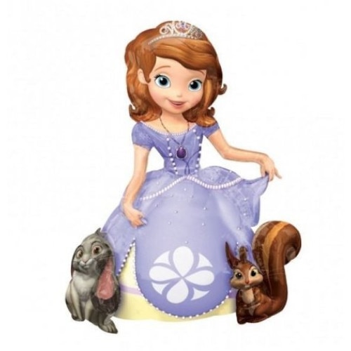Balon figurina airwalkers Sofia the First, 93x121 cm, multicolor, Anagram
