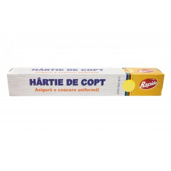 Hartie pentru Copt in Rola RAPIDO, 0.3x50 m Hartie pentru Copt in Rola RAPIDO, 0.3x50 m