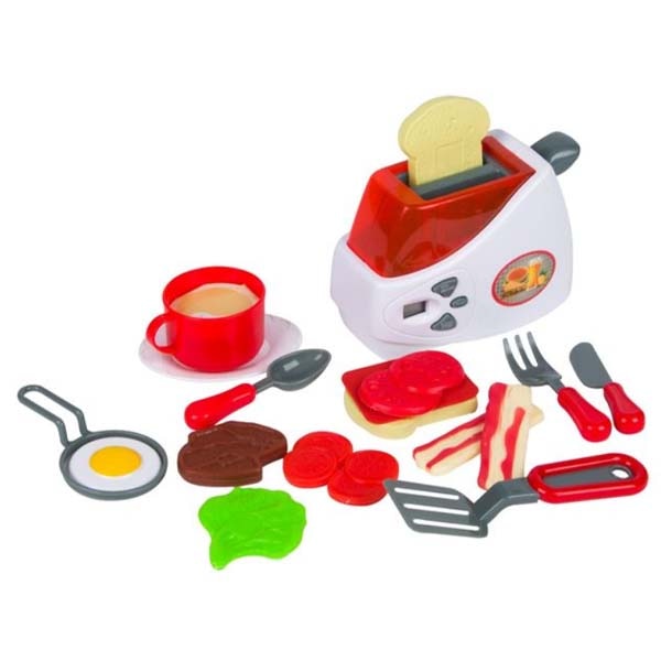 Set de joaca prajitor de paine, Felis, +3 ani, Accesorii, Plastic, Multicolor