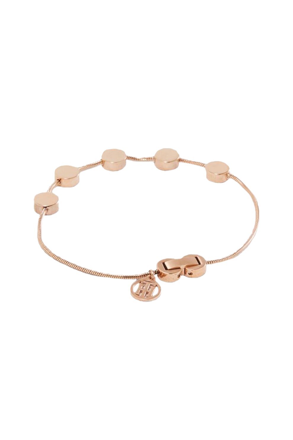 Tommy Hilfiger, Bratar de otel inoxidabil, Auriu rose