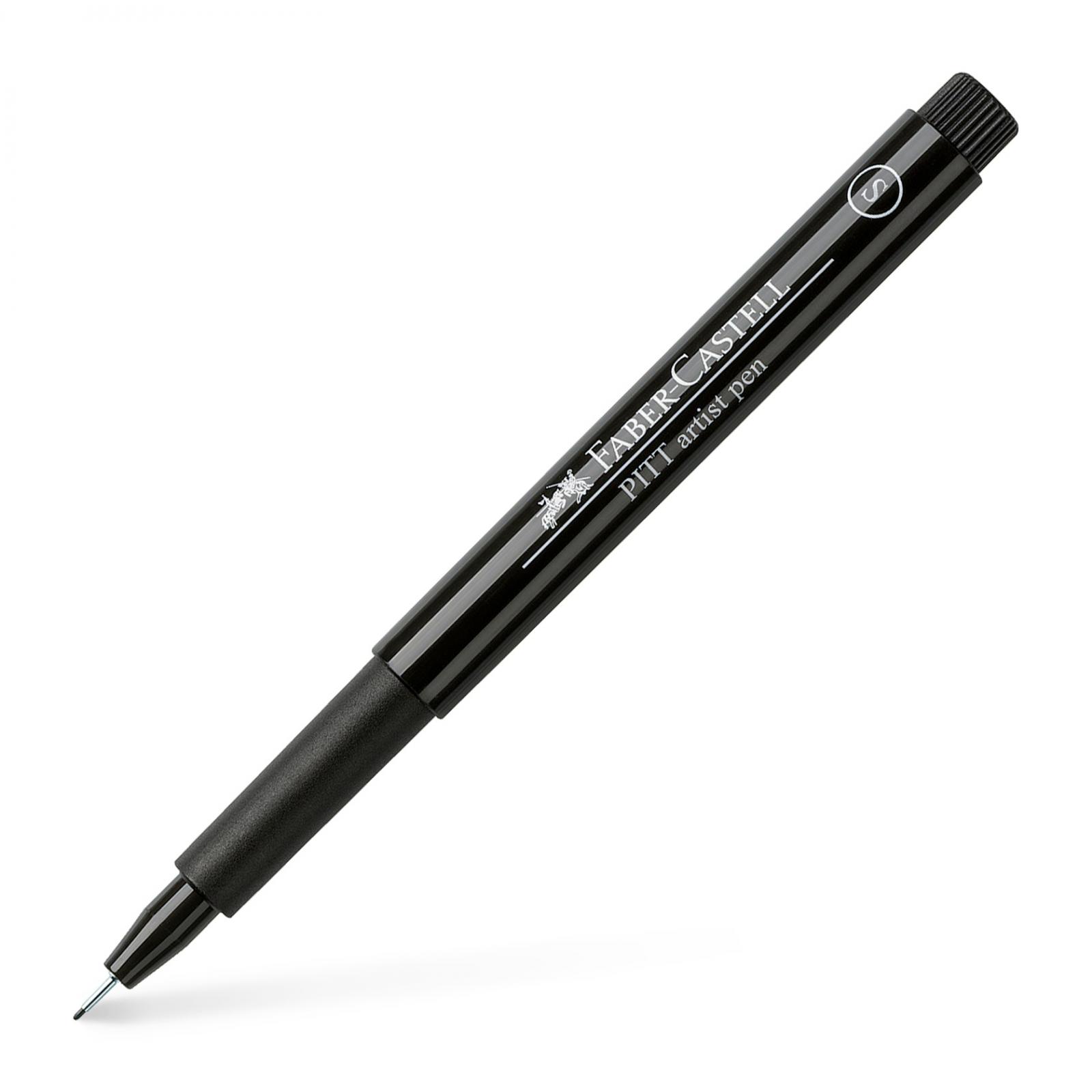 Marker Pitt Artist Pen S Faber-Castell, Negru