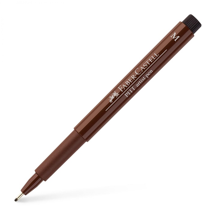 Marker Pitt Artist Pen M Faber-Castell, szépia