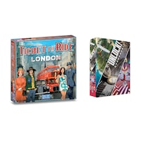 Pachet jocuri Asmodee - Ticket to Ride London si Unlock