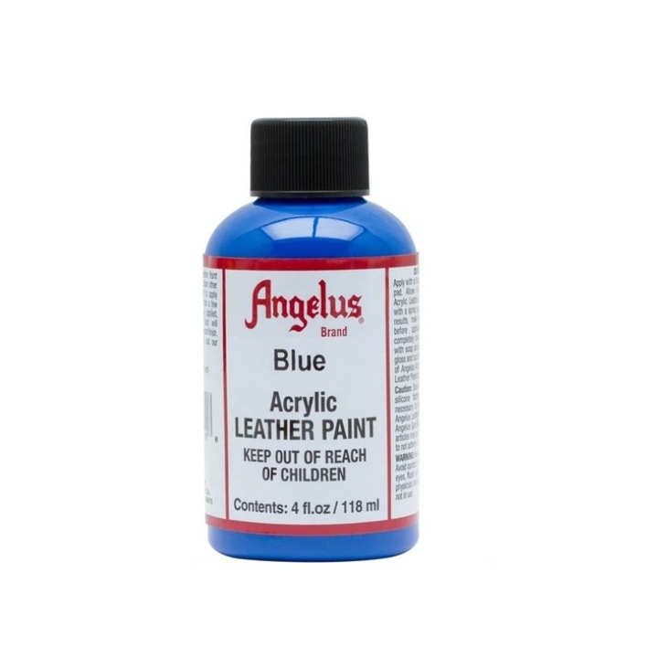 Vopsea acrilica Blue pentru piele, Angelus Standard 118 ml