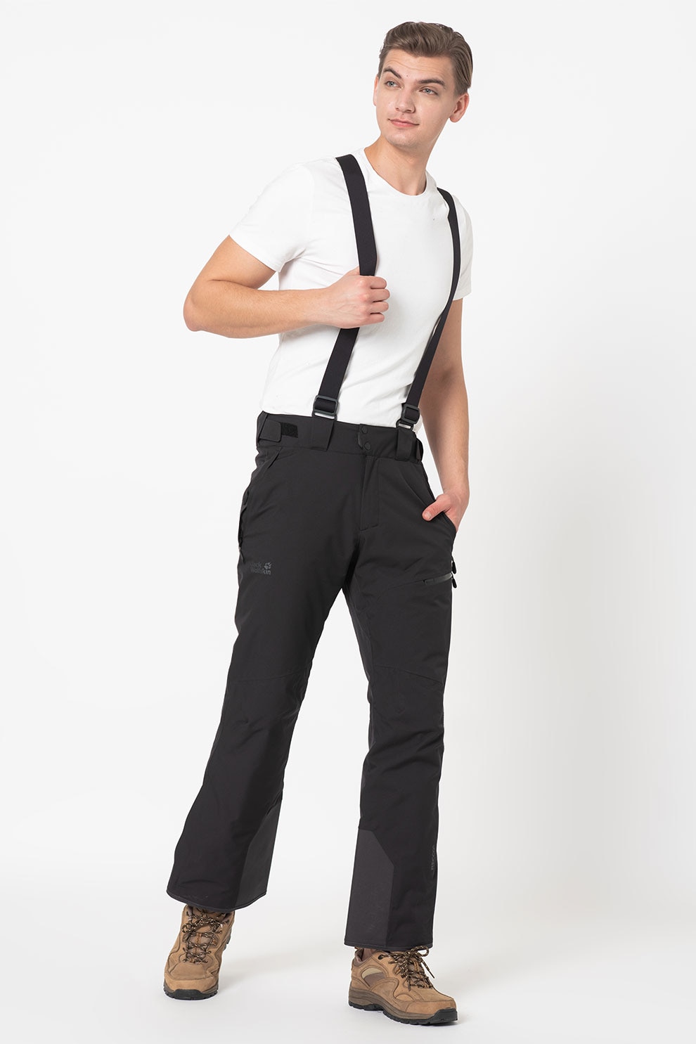 Jack Wolfskin, Pantaloni impermeabili pentru ski Great, Negru