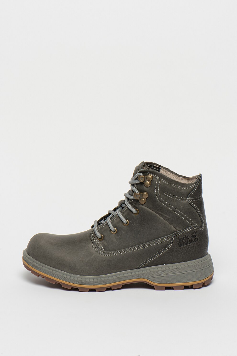 Jack Wolfskin, Bocanci mid-cut de piele nabuc Jack