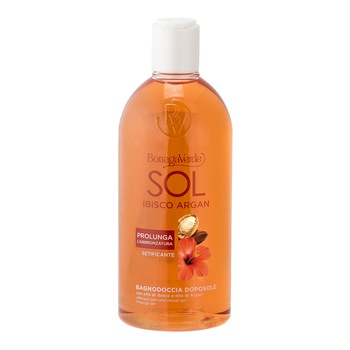 Gel de dus dupa plaja, cu ulei de Hibiscus si ulei de Argan - Sol Ibisco Argan, 400 ML, Bottega Verde Gel de dus dupa plaja, cu ulei de Hibiscus si ulei de Argan - Sol Ibisco Argan, 400 ML, Bottega Verde