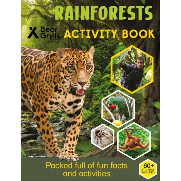 Bear Grylls Sticker Activity: Rainforest, Grylls Bear