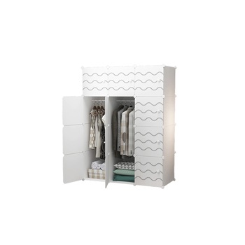 Dulap modular din plastic cu schelet metalic, D3246W, culoare Alb, 147 x 110 x 37 cm Dulap modular din plastic cu schelet metalic, D3246W, culoare Alb, 147 x 110 x 37 cm