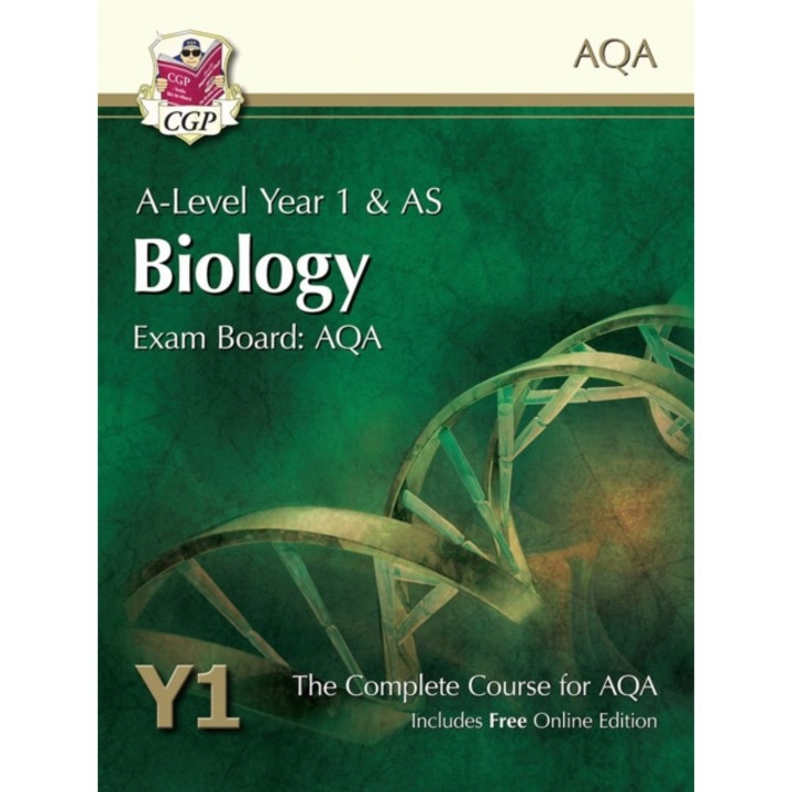 A-Level Biology for AQA: Year 1 & AS Student Book with Online Edition, CGP Books