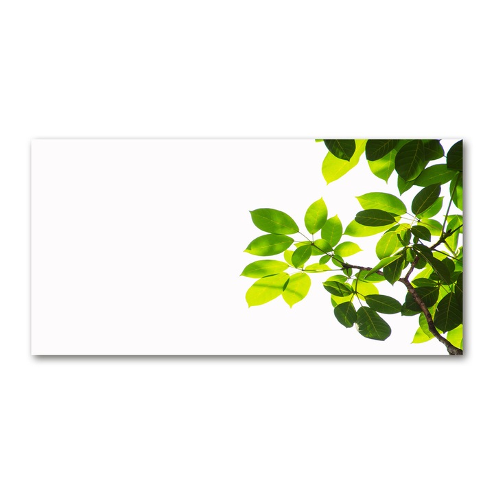 Pictura pe panza, Dimensiune: 140 cm x 70 cm, Decorarea peretilor - Frunze