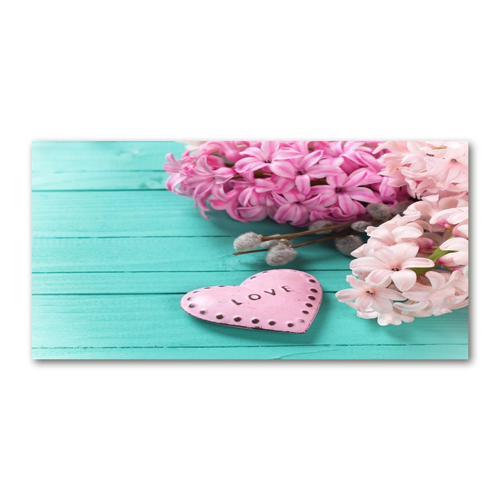 Pictura pe panza. 140 x 70cm. Decorarea peretilor "Fara si inima”