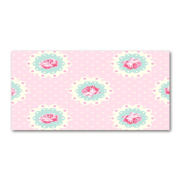 Pictura pe panza, Dimensiune: 140 cm x 70 cm, Decorarea peretilor - Trandafiri