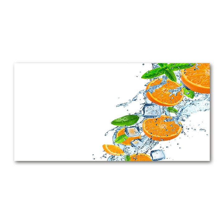 Pictura pe panza. 140 x 70cm. Decorarea peretilor "portocale”