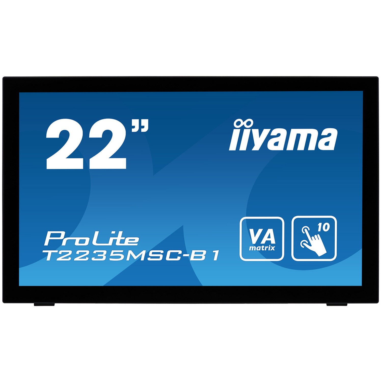 Monitor LED Touchscreen iiyama ProLite 21.5