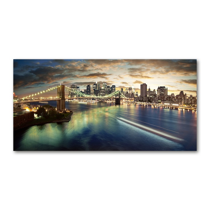 Pictura pe panza, Dimensiune: 140 cm x 70 cm, Decorarea peretilor - Manhattan New York