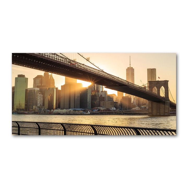 Pictura pe panza, Dimensiune: 140 cm x 70 cm, Decorarea peretilor - Podul Brooklyn