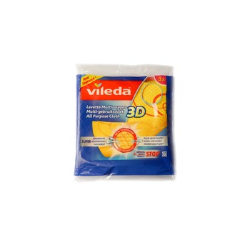 Lavete Vileda 25357,universale,cu ioni de argint,39x36cm,set 3 bucati Lavete Vileda 25357,universale,cu ioni de argint,39x36cm,set 3 bucati