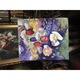 Tablou peisaj de primavara, pictura cu flori de gradina, Tablou pictat manual cu ulei pe panza, 65x55 cm