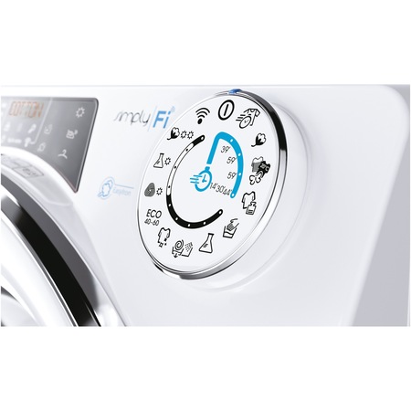 Masina de spalat cu uscator Candy ROW4856DWMCE/1-S, Spalare 8 kg, Uscare 5 kg, 1400 rpm,Clasa A, Wi-Fi, Alb