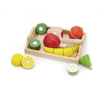 Jucarie Fructe, Viga, Fructe exotice, Lemn, Set, 12 luni +, Wonderland