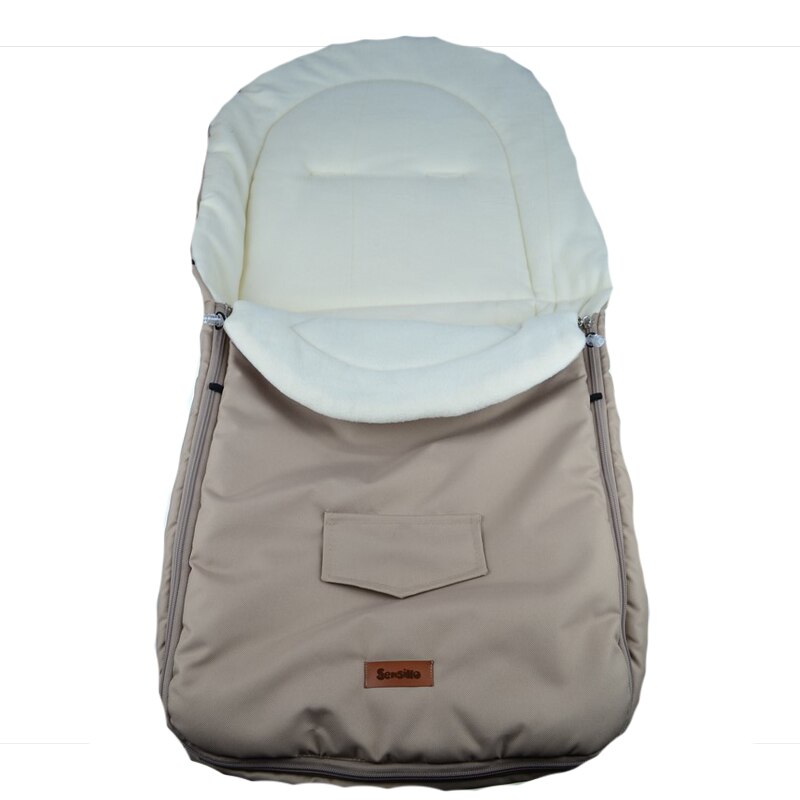 Sac de dormit pentru copii 95 x 40 cm Sensillo 524952, Crem, 9 luni