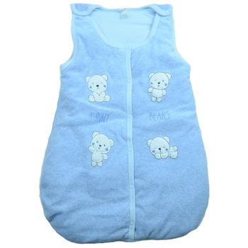 Sac de dormit pentru baieti Koala Funny Bears 07-084, Albastru, 6-9 luni Sac de dormit pentru baieti Koala Funny Bears 07-084, Albastru, 6-9 luni