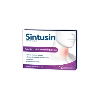 Sintusin pentru adulti 12 comprimate Zdrovit Sintusin pentru adulti 12 comprimate Zdrovit
