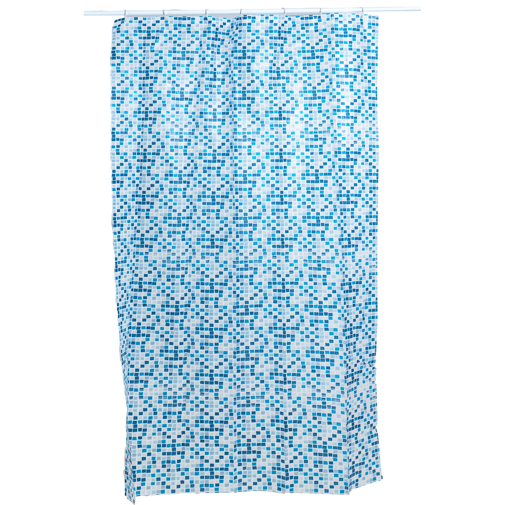 Perdea dus TRENDY'S , model cu imprimeu multicolor, PEVA, 110cmx200cm