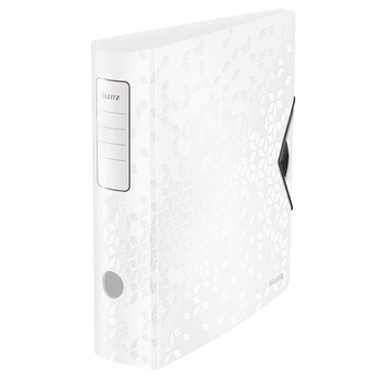 Biblioraft Leitz Active WOW 180, PP, A4, 80 mm, Alb Biblioraft Leitz Active WOW 180, PP, A4, 80 mm, Alb