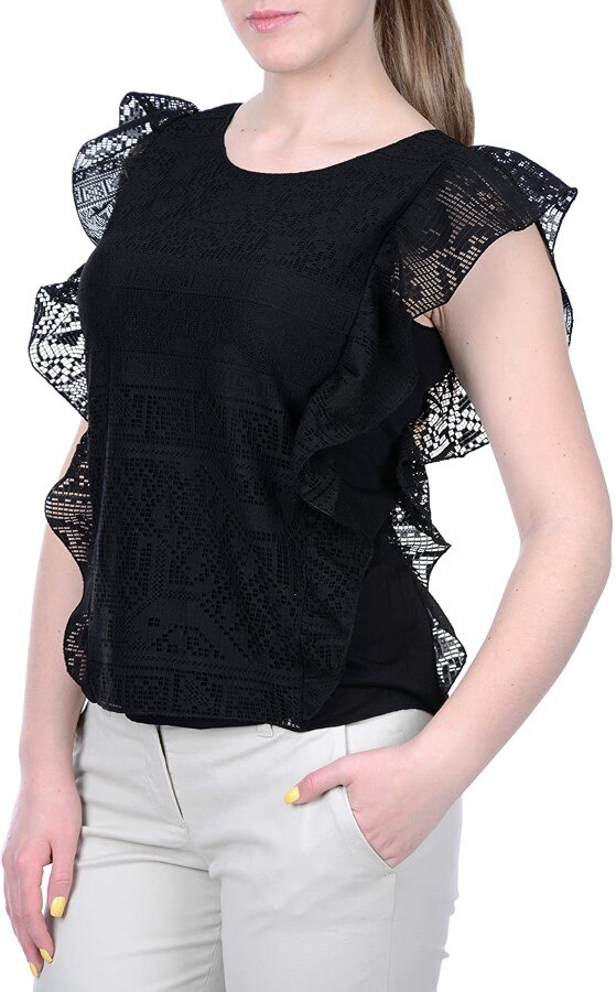 Bluza Desigual 40, neagra, 52%vascoza