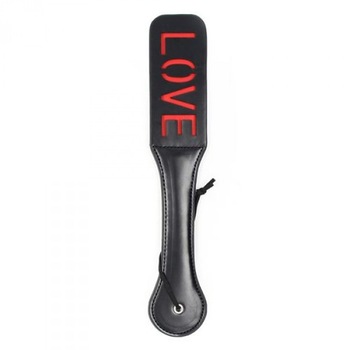 Padela Piele Love, Erotica, 32cm, Negru Padela Piele Love, Erotica, 32cm, Negru