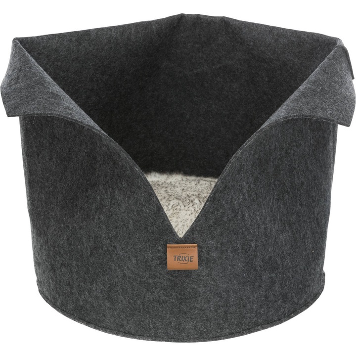 Cos Trixie Luise Poliester ø 40 cm Antracit Pentru Pisici 37431