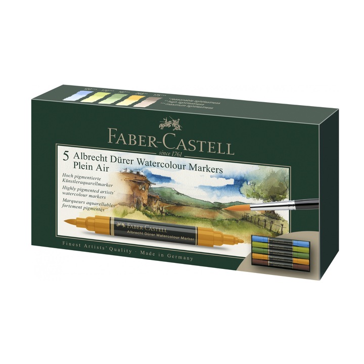 Set 5 Markere Solubile Peisaj A.Durer Faber-Castell