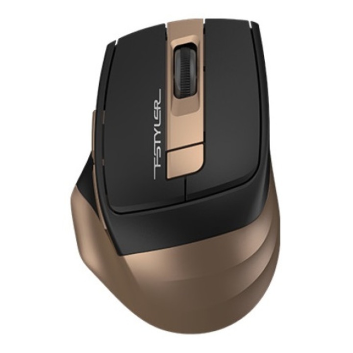 Безжична мишка A4TECH FG35 Fstyler, Черен/кафяв, Wireless