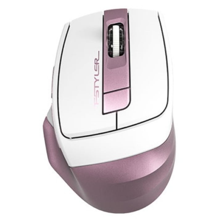 Безжична мишка A4TECH FG35 Fstyler, Бял/розов, Wireless