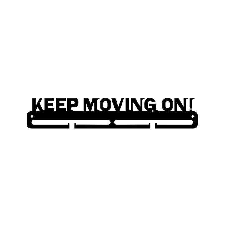 Suport pentru expunere medalii, JJ DISPLAYS, Keep Moving On, metalic