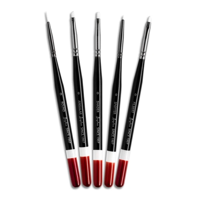 Set 5 pensule Angelus, detalii micro